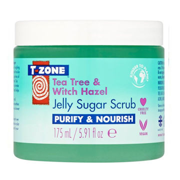 ژل اسکراب شکری Tea Tree & Witch Hazel تی زون 175ml