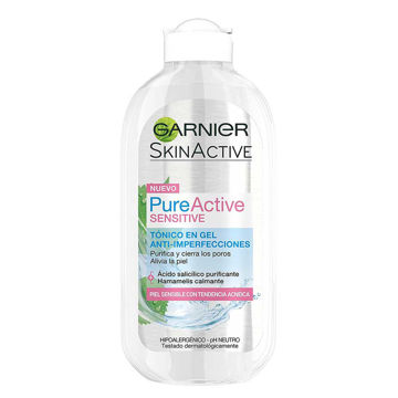 تونر ضد جوش پوست حساس Pure Active گارنیه