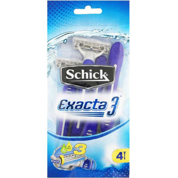 خودتراش مردانه 4 عددی Exacta3 شیک