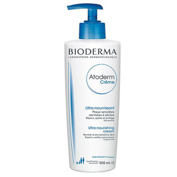 کرم مرطوب کننده صورت و بدن Atoderm بایودرما 500ml