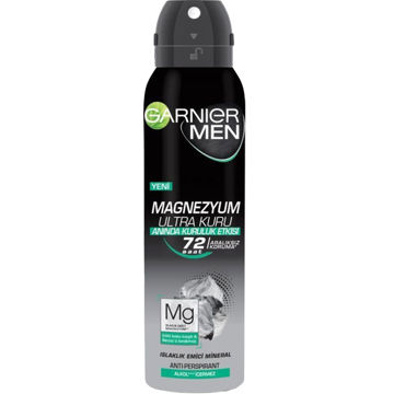 اسپری ضد تعریق مردانه 72 ساعته Magnezyum گارنیه 150ml